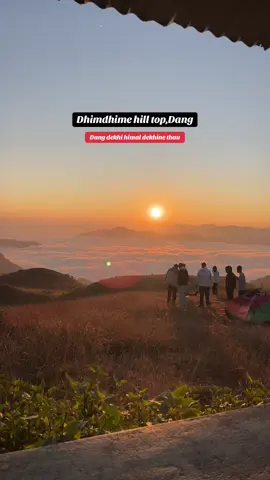 Dhimdhime,Dang(jane hainata dang dekhi dekhine himal haru herna..!)❤️#fypシ゚ #foryou #tulsipurbazar #tulsipurbestplace #dhimdhimehilltop 
