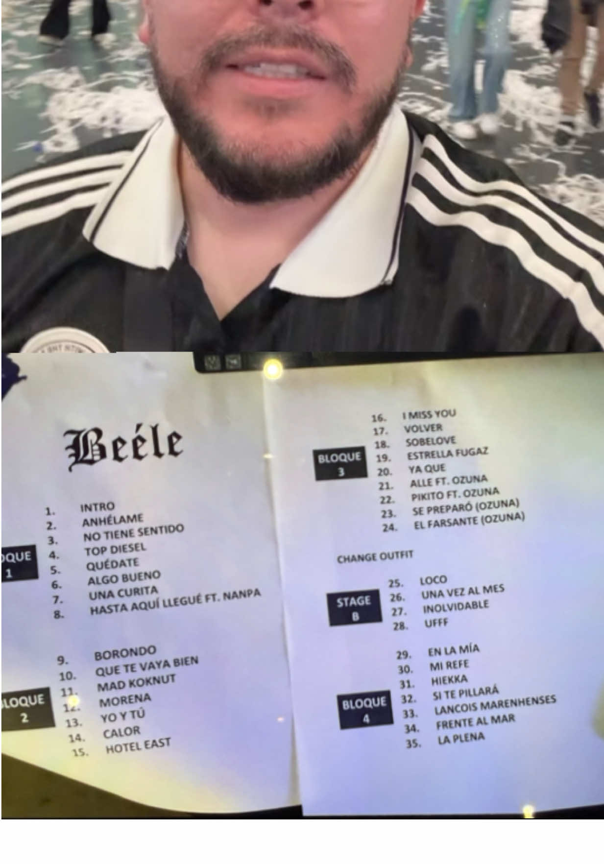 Así fue el segundo día de @BEÉLE en el Movistar Arena. Se incluyeron canciones como Hiekka, Inolvidable y Ozuna cantó Se Preparó, escuchando a los fans de la primera fecha. ¿Qué les pareció? #beele #beelemusic 