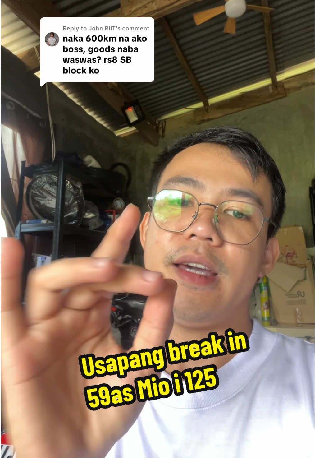 Replying to @John RiiT pwede nayan kuys basta wag masyado waswas kung smooth na pwede na alaga lang din sa langis #mioi125 #59as #fyp 