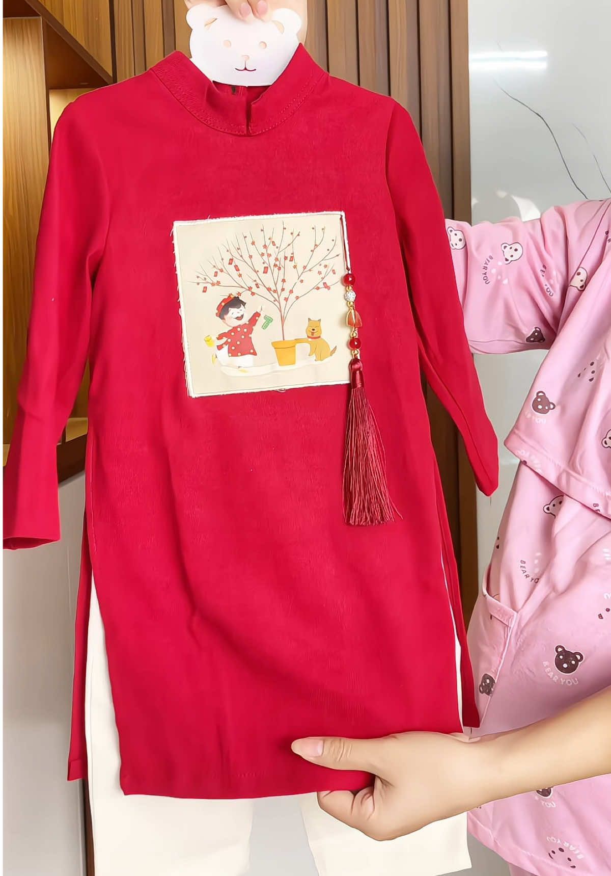 Mẫu áo dài bé trai mẫu mới 2026. #aodaitet #tet2026 #tet #aodai #aodaichobe  @thanhthanhnd2 