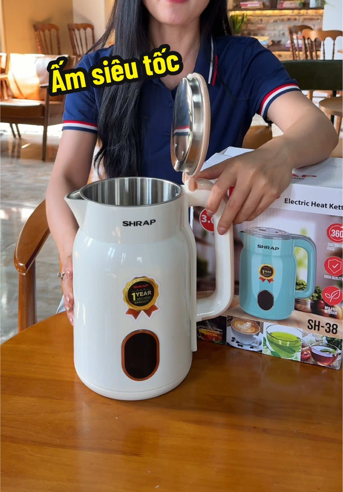 Ấm siêu tốc nấu nhanh #amsieutoc #amsieutoccaocap #tienichduyenmo 