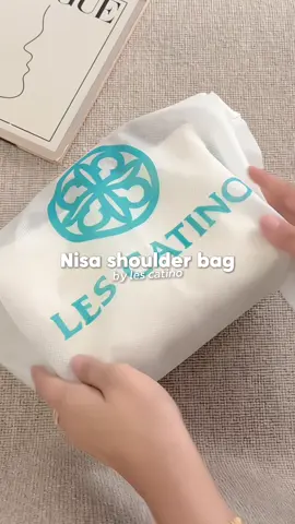 Les catino - Nisa shoulder bag, so pretty! 💖✨🎀 #lescatino #nisashoulderbag #lescatino 
