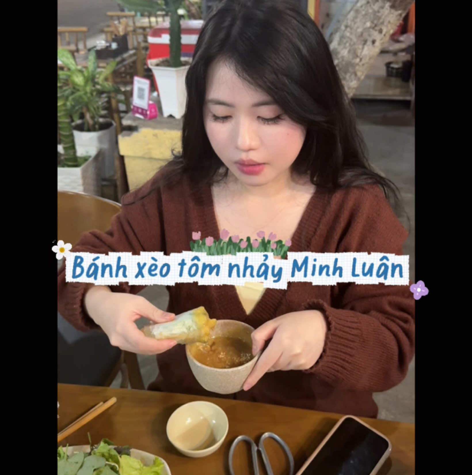 Béo xèo tôm nhảy Minh Luân đây cả nhà ơiii! #suhamchoi #xuhuong #banhxeotomnhay #baãnheongondanang #danang 