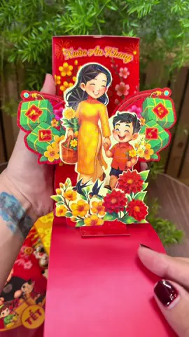 Bao Lì Xì Popup 3D cho Tết 🧧 #baolixi #baolixi3d #xuhuong