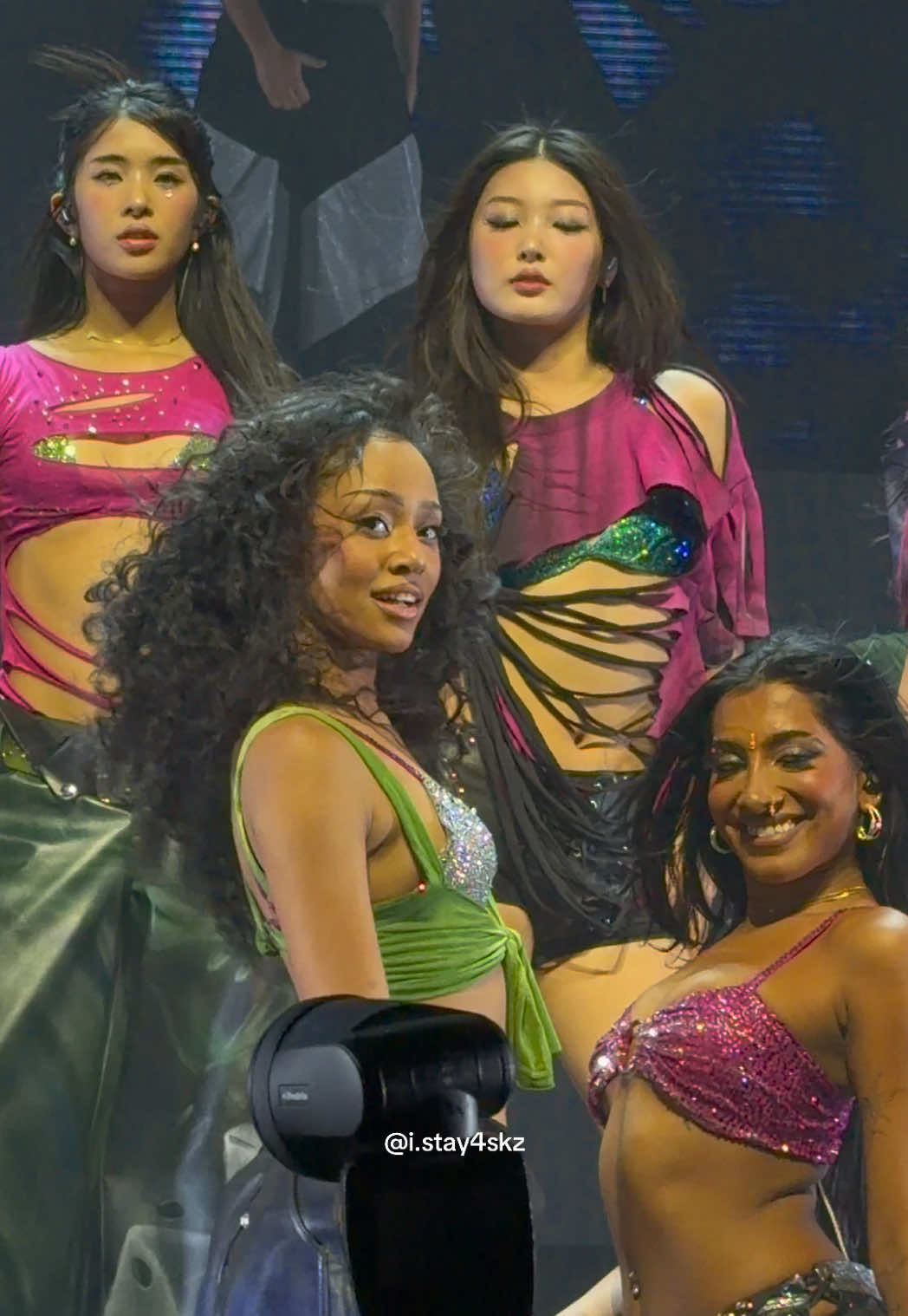 First time seeing M.I.A and it did not disappoint. THAT INTRO!!! SOPHIA I LOVE YOU SO MUCH - #Katseye #Eyekons #MIA #BeautifulChaos #KatseyeTour #Sophia #Manon #Daniela #Lara #Megan #Yoonchae @KATSEYE 