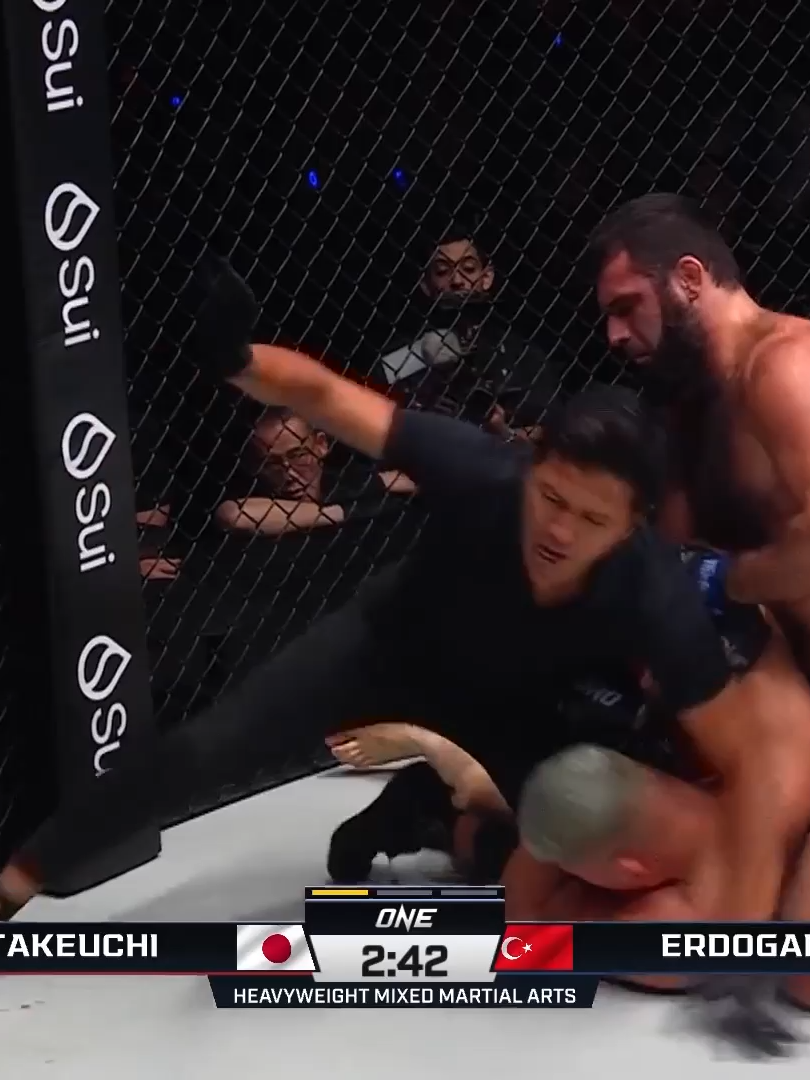 Still UNDEFEATED 🏆 Shamil Erdogan improves to 13-0 with a first-round TKO of Ryugo Takeuchi! Purchase the PPV NOW to catch the rest of the ONE 173 Main Card! #ONE173 | 🔴 LIVE NOW 🌏 Global PPV 👉 Link in Bio 🇯🇵 PPV (Japan only) 👉 Link in Bio