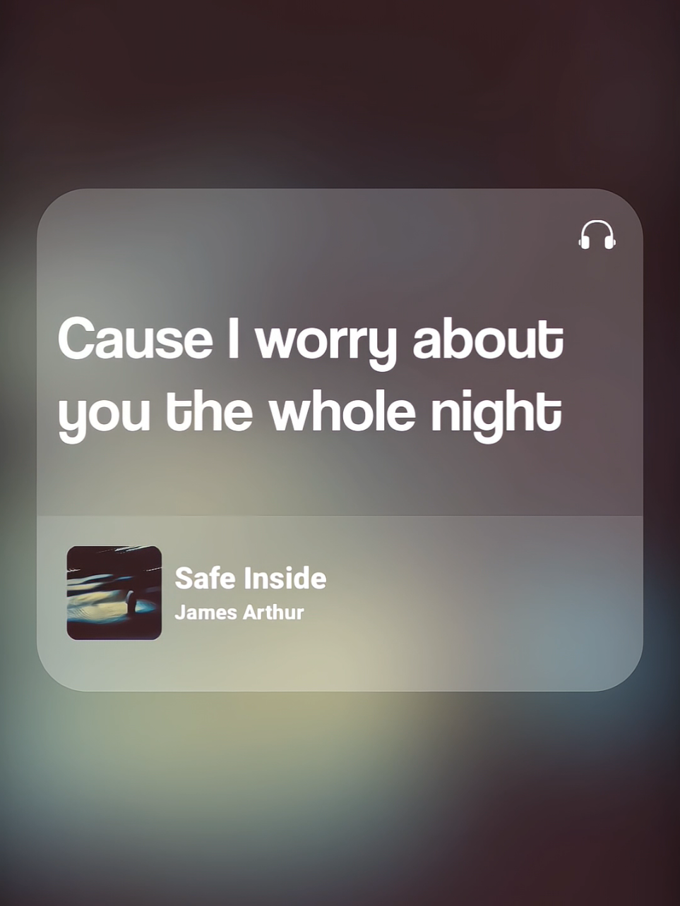 Safe Inside - James Arthur • • • • • #safeinside #jamesarthur #fyp #lyrics #lyrics_songs 