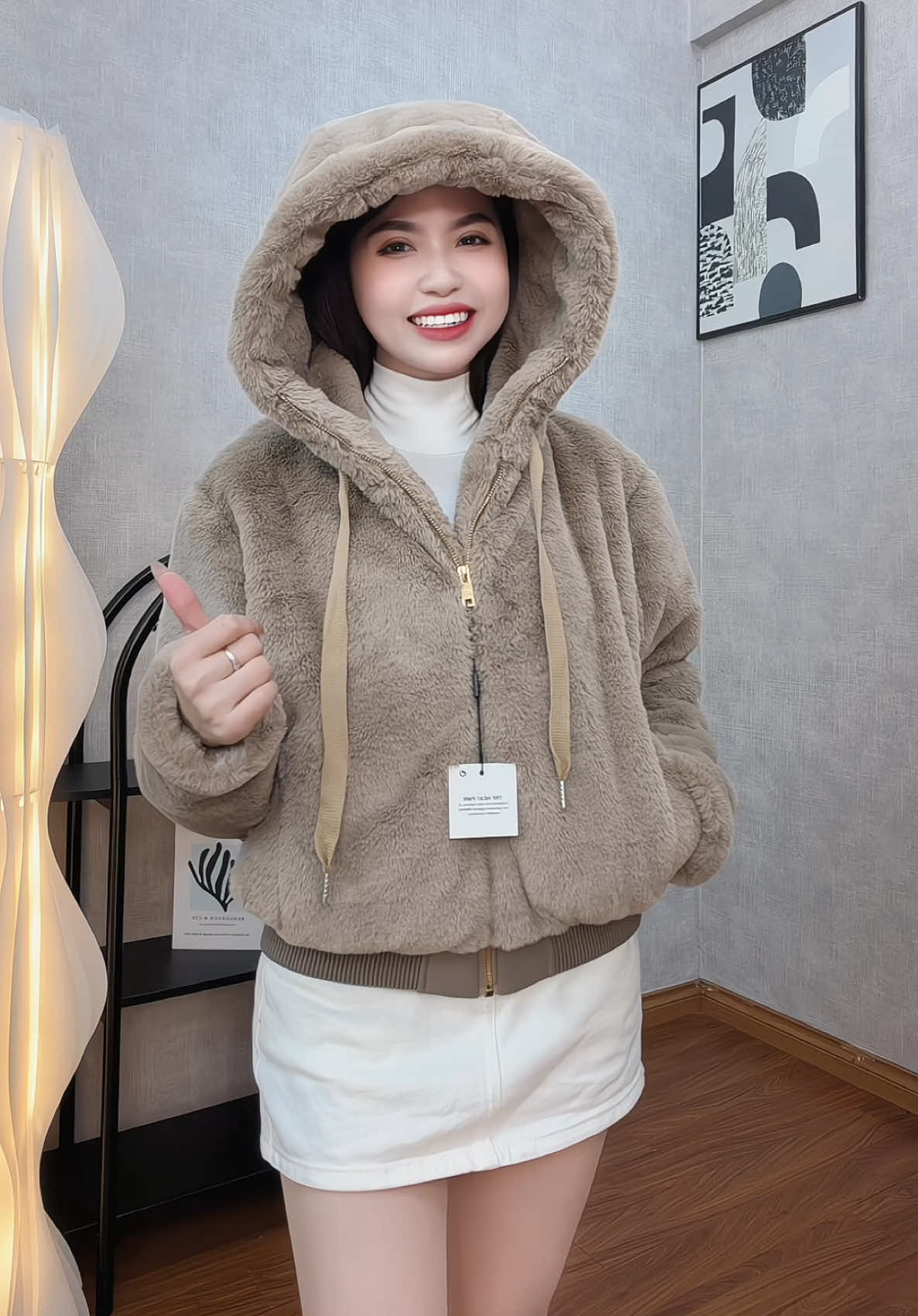 Áo khoác lông GUNO #tranghaycuoi #guno #aokhoaclong #aolongguno 