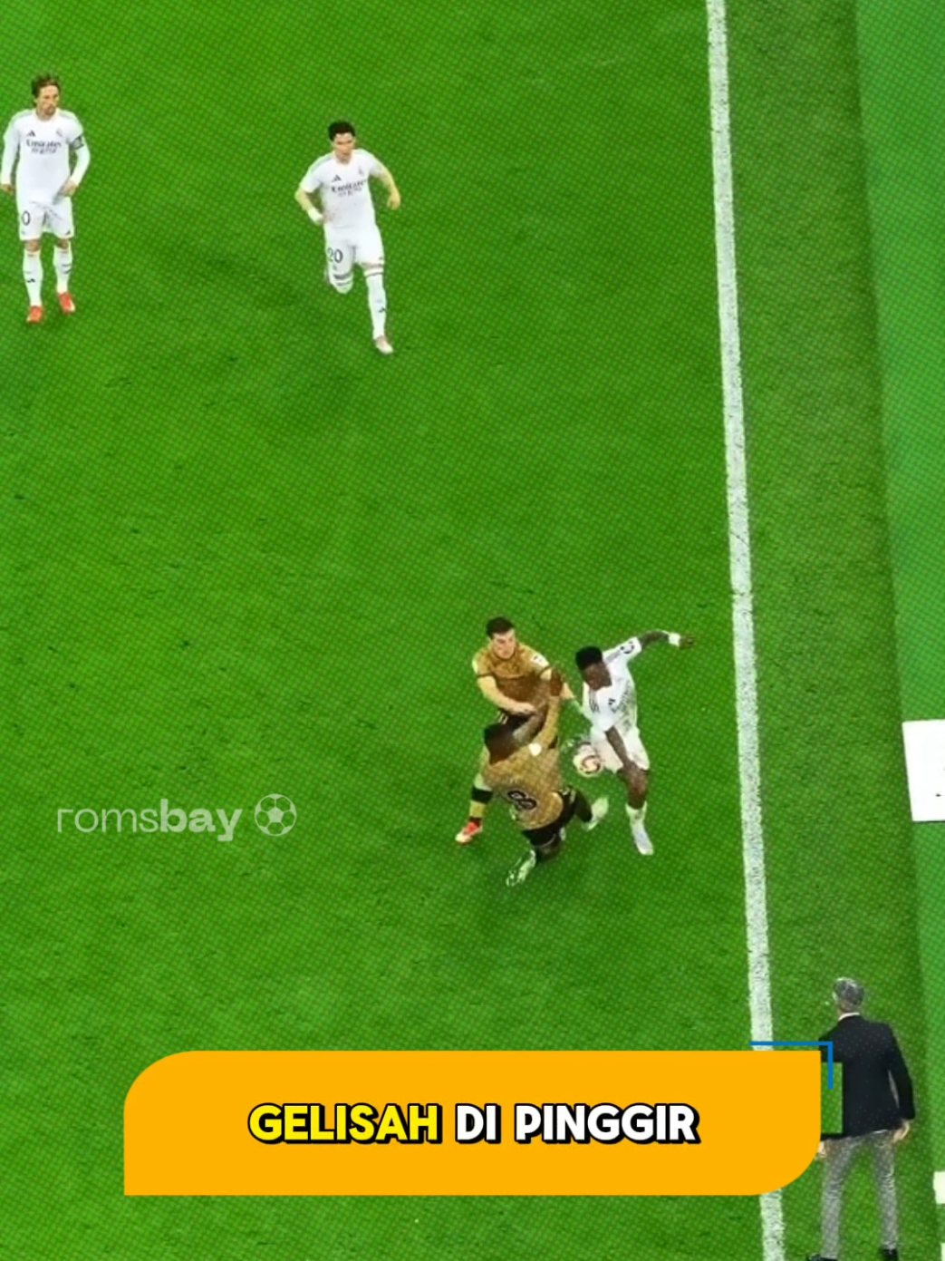 Tiga detik yang bikin lawan ketakutan dan Vinicius berubah jadi monster. 🔥 #football #footballtrivia #footballfacts #footballtiktok #footballnews 