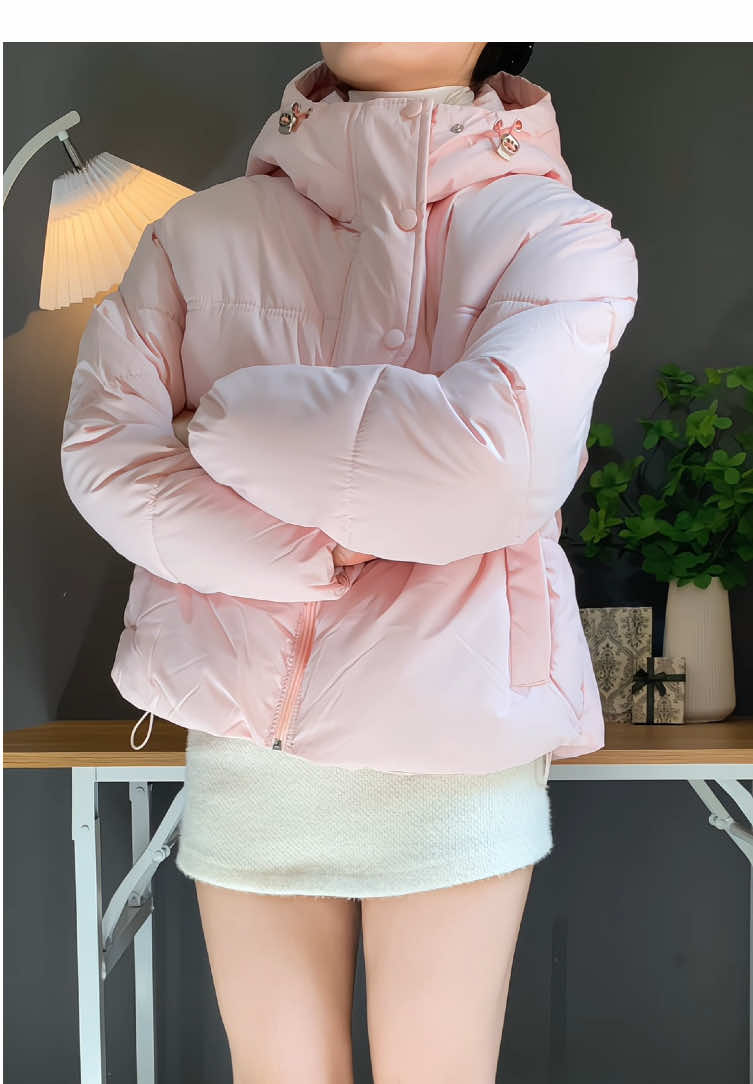 Áo phao trần bông dáng lửng có mũ #aophaonu #aophaobeo #aokhoacphaonu #aophaocomu #aophaotranbong 