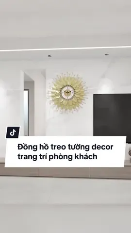 Đồng hồ hoa mặt trời treo tường decor trang trí phòng khách#muataitiktokshop #thuhaifreeship #wwwmindecor #xuhuongtiktok #donghotreotuong 