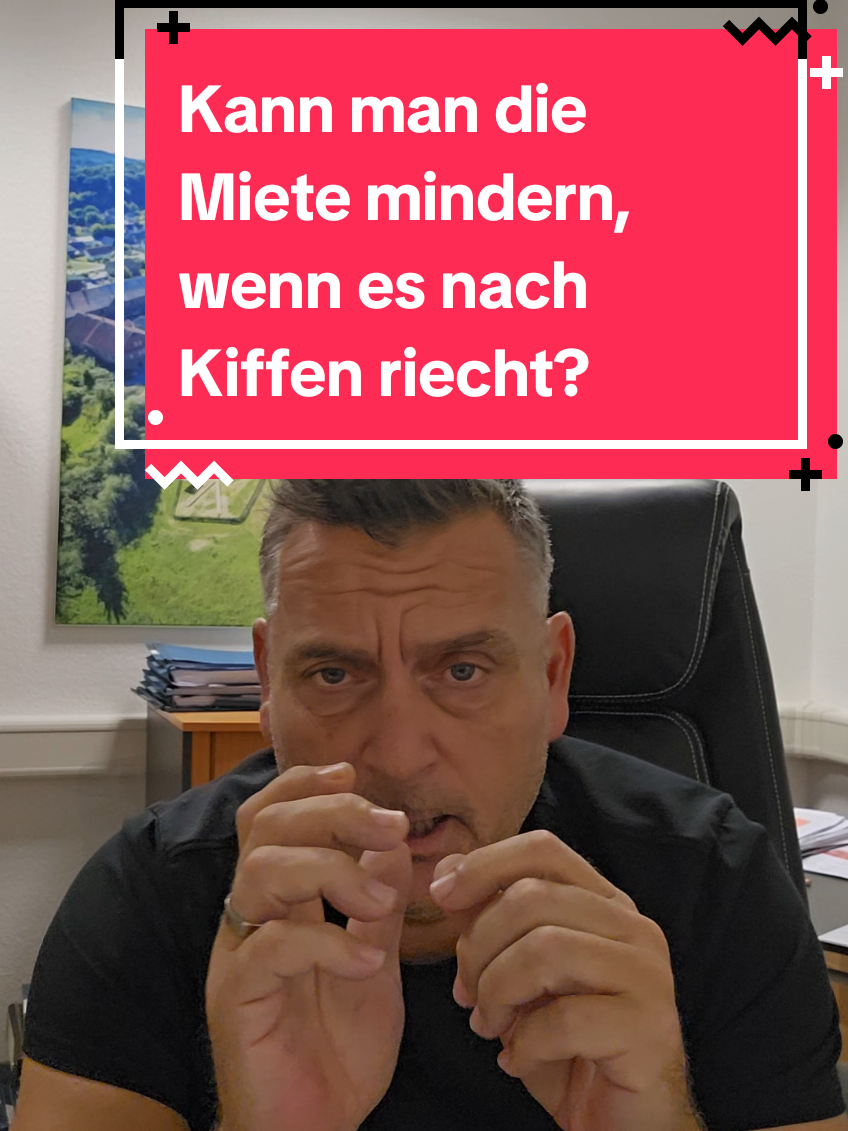 Kann man die Miete mindern,  wenn es nach Kiffen riecht.  #mietminderung #miete #geruchsbelästigung #anwalt #mietrecht 