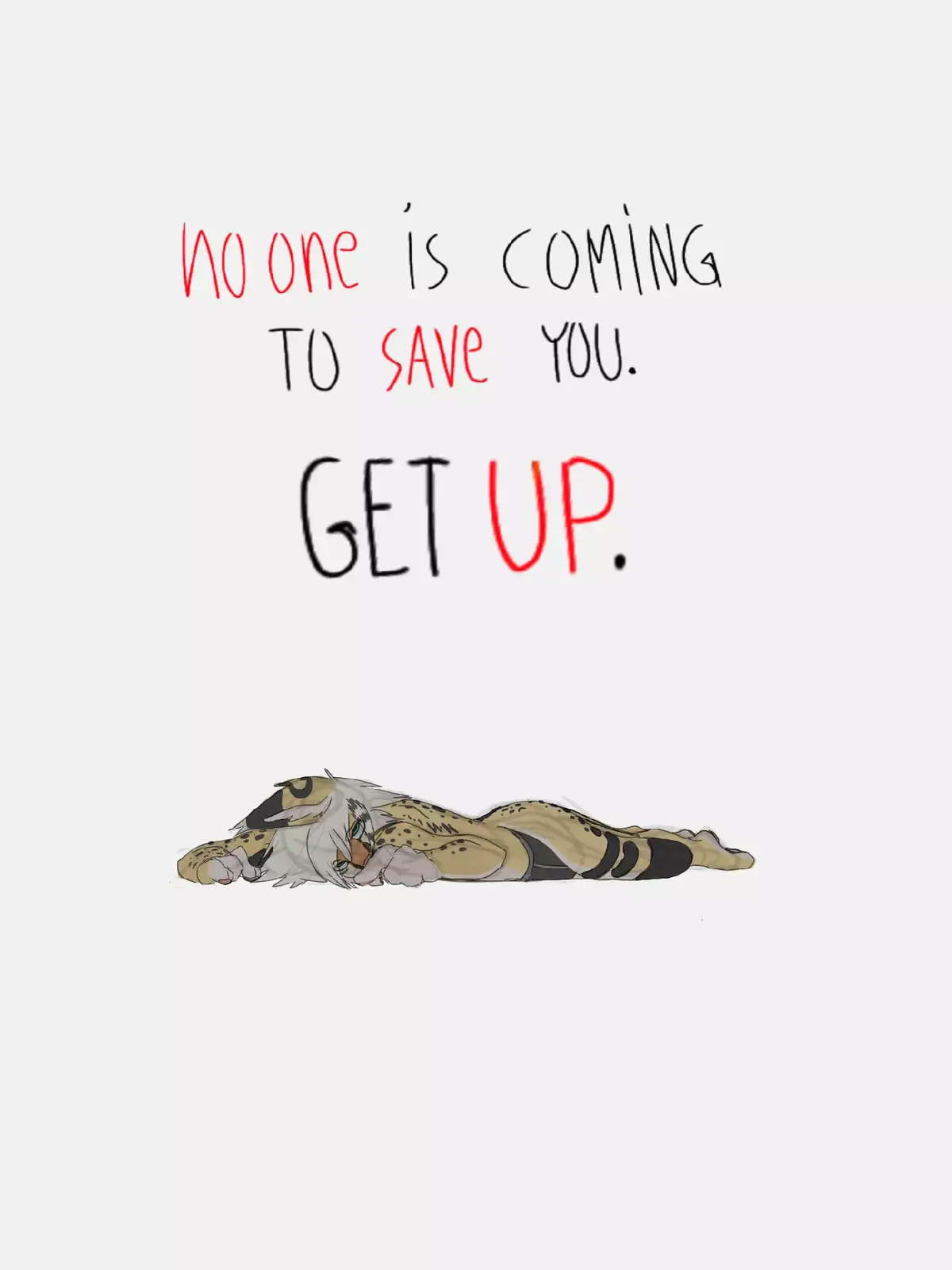 i havent been feeling fine for a while now and im starting to get concerned. wanting, feeling, and doing – all of it feels suffocating, i am a person who gets lost in the past, stuck to it, as if seeking solace in it, but though it feels comforting, its suffocating, because i have past mistakes that i cannot forget, thus, i feel like for every good thing that happens to me, i must feel guilt, my evil deeds back before i was silenced by my own conscience haunt me, now feeling nice, desiring nice things, doing nice things feels like a crime for me. BUT AHA ill manage, like i always do, despite words from my beloved friends, my heart doesnt listen because it knows the truth of me, anyways ill be posting more now!1!1! #art #furry #vent #yearning #death 