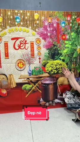 Tranh vải trang trí tết đẹp mà rẻ mê #tranhtet2026 #tranhvaitrangtritet #tranhtrangtri #oanhoanhtaphoa 