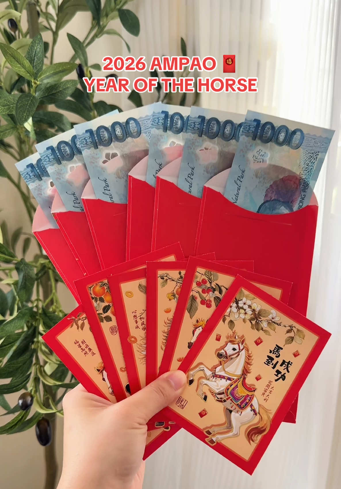 Replying to @SweetJoy MURA Shop Ampao for 2026 Year of the Horse 🧧🐴   #ampao #angpao #ampaoredenvelope #ampaomoneyenvelope #ampao2026  