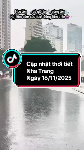 Nha Trang mùa này đi trên bờ cũng như đi dưới nước 🌊🌧️#xuhuongtiktok #gntrip #dulichnhatrang #nhatrang 