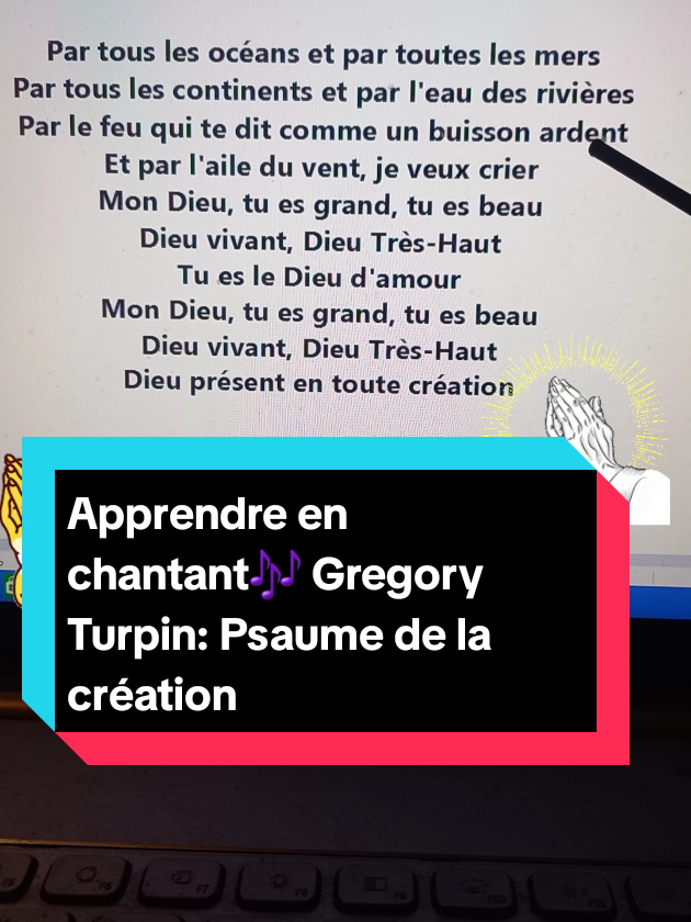 #imparafrancese🇫🇷 #canzoniinfrancese #psaumedelacreation   #lyrics_songs #imparacantando 