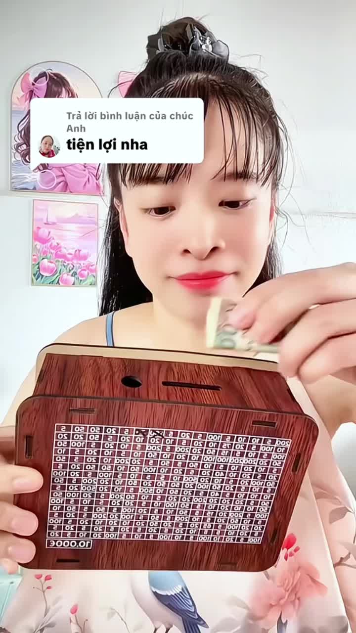 💰Gỗ tái sử dụng thân thiện! Lắp ống heo dễ dàng, quà tặng ý nghĩa🎁 