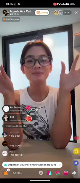 suka bangat nonton klw aqeela lagi live☺️ #aqeelacalista #fyppppppppppppppppppppppp #trending 