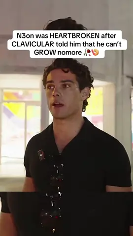 N3on was HEARTBROKEN after CLAVICULAR told him that he can’t GROW nomore 🥀🍤 #n3on #clavicular #heartbroken 