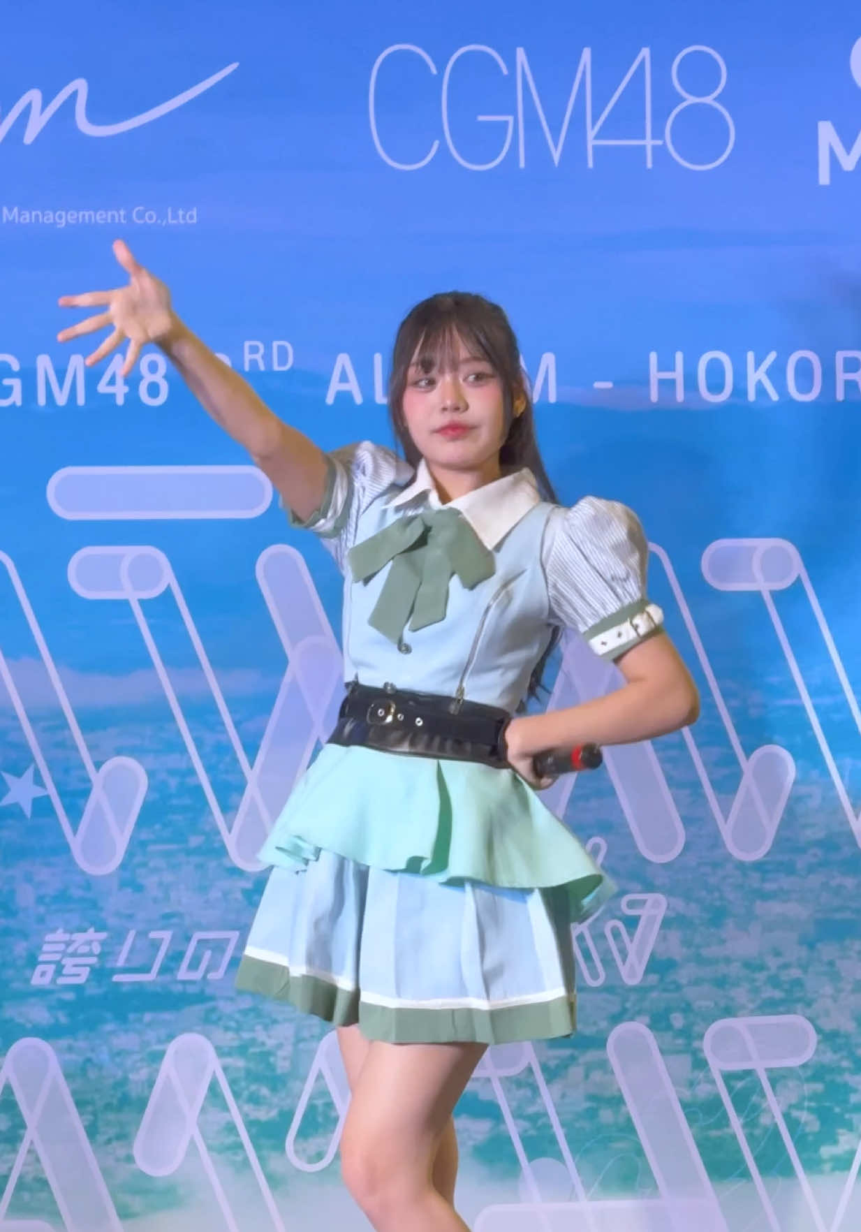 Saikyou Twintail - Nisha Focus 📍 Central Mahachai  #NishaCGM48 #CGM48  #hokorinookath_roadshow @นิชชุน  