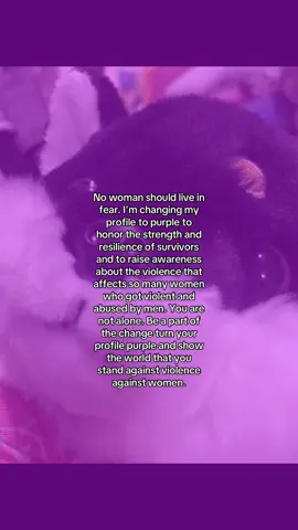 Spreading awareness #tiktok #fyp #foryou #women #purpleprofile 