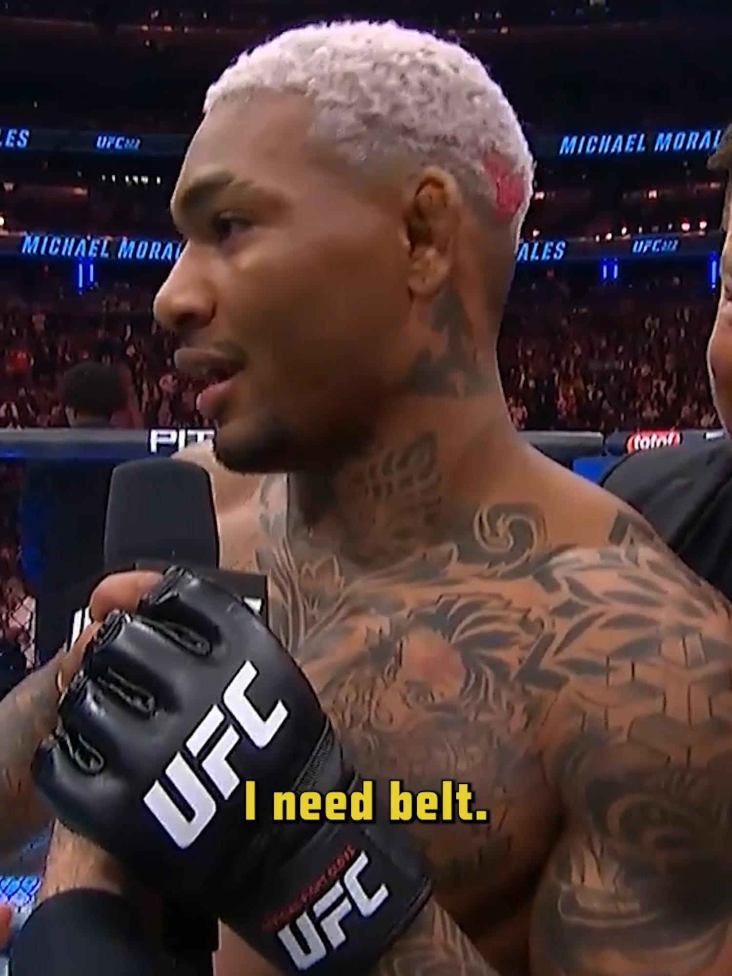 Michael Morales wants that welterweight belt 👊 #UFC #mma #michaelmorales