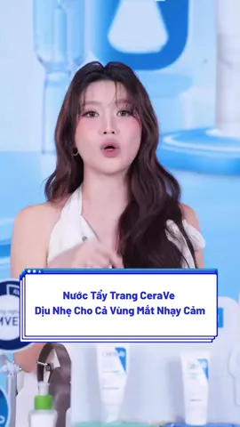 Ngay cả nước tẩy trang chuyên dụng cũng sẽ làm cay mắt, đau mắt và viêm bờ mi nếu tẩy trang không có thành phần dịu nhẹ. Thử ngay nước tẩy trang CeraVe dịu nhẹ nhờ 3 ceramides nguyên chất và niacinamide. #CeraVeVietNam #CeraVe #SachAmChuanChuyenGia #nuoctaytrangchuaceramide 