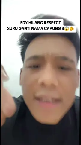 Edy boxing hilang respect suru ganti nama capung 😱🫵🔥 . #boxing #holiwingssportshow #byoncombat #edyboxing #capung 