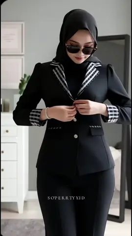 Wajib punya looksnya elegan banget! #setelanwanita #ootdhijab #outfitkantor #outfitkuliah #pyppppppppppppppppppp 