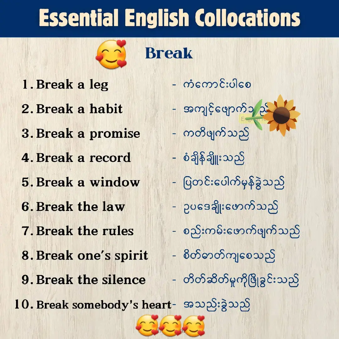 #အင်္ဂလိပ်စာလေ့လာရန် #foryoupage❤️❤️ 