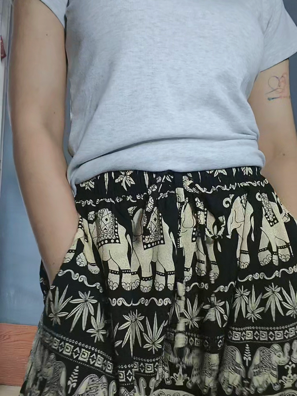 ใส่สบายสุดๆ #สินค้าปังดันยอดขาย #กางเกงช้าง #กางเกงช้างขายาว #แต้วค่ามารีวิว 