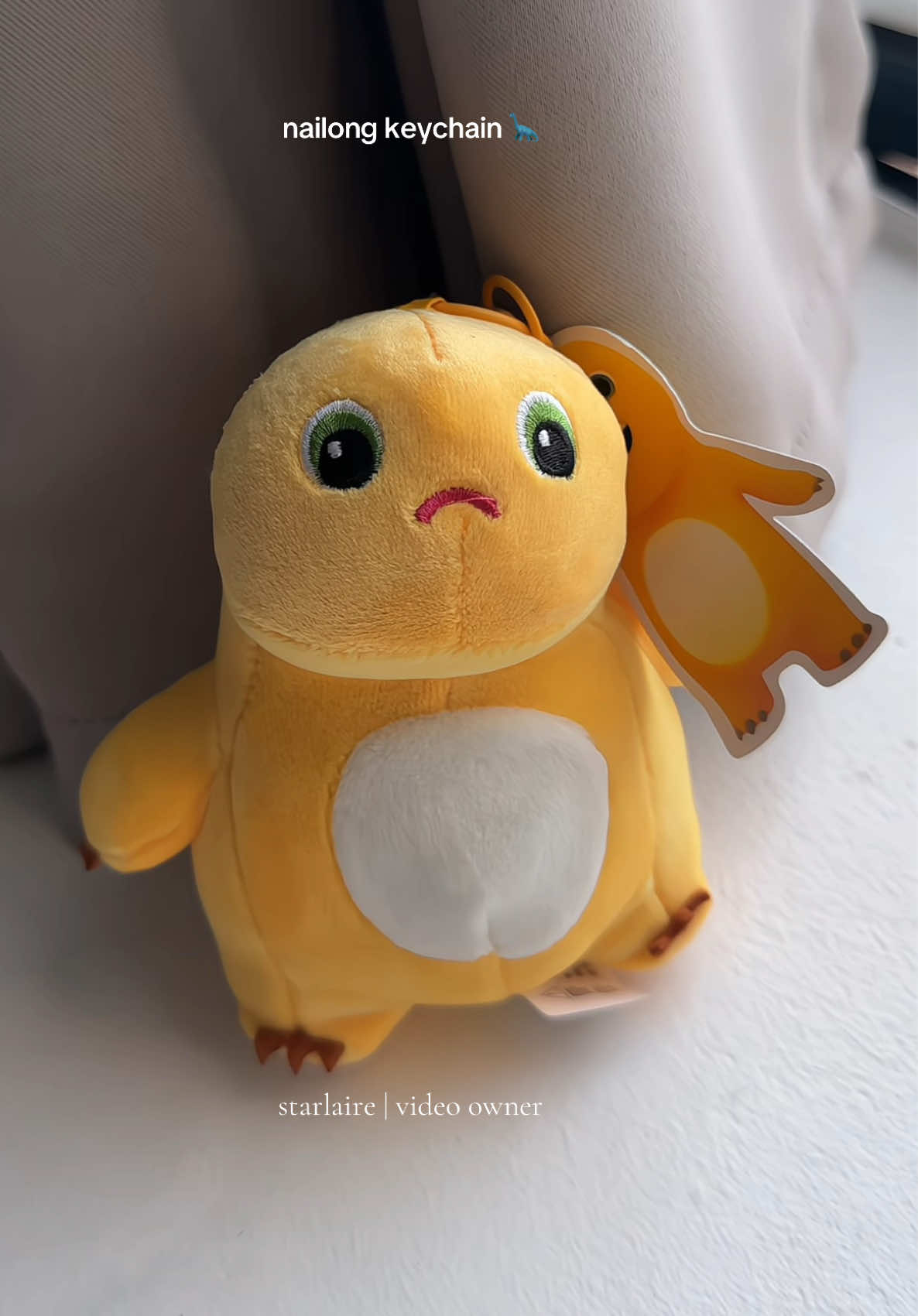 nailong the yellow dino  #nailong #nailongdino #keychain #cutekeychain #plushies 