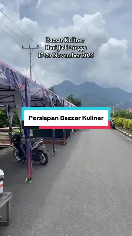 Mulai Tanggal 17-23 November 2025  Akan ada Bazzar Kuliner Lingga Sempena Hari Jadi Lingga tahun 2025  Jom ramaikan kegiatan dalam rangka semarak jari jadi Lingga  #fyp 