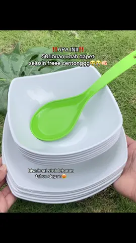 dah ga perlu pusing lagii😋😍 #fyp #piringmakan #piringmangkokmurah #setpiringmangkok #belilokal 