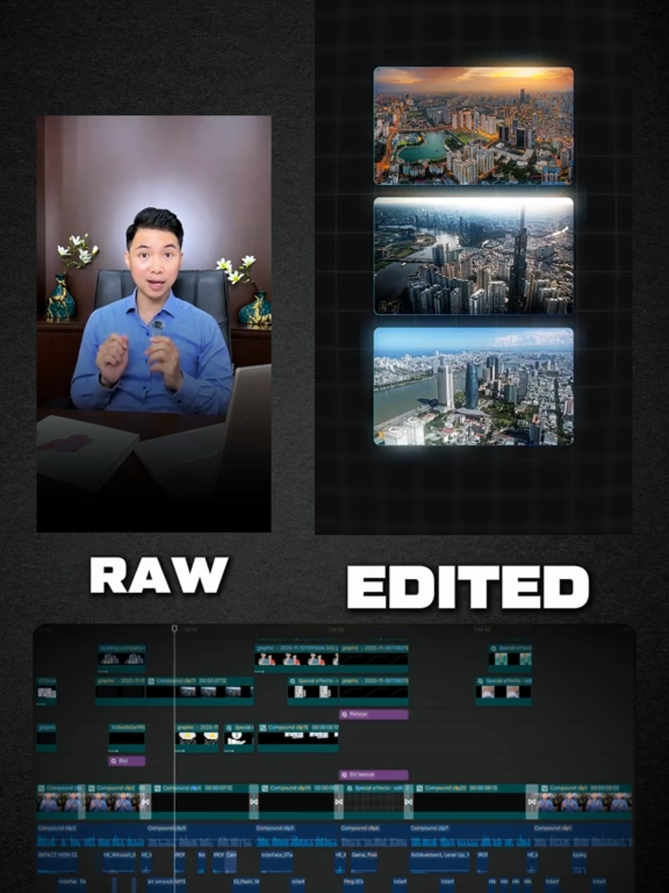 Timeline dựng video ngắn cơ bản #editcapcutpc #LearnOnTikTok #videoediting 