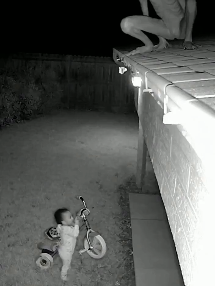 “He Just Wanted to Show Something” #CCTVfootage #alienencounter #mysteryvideo #nightvision #hyperrealism #Sora2 #caughtoncamera #surrealmoment #documentarylook #UFOstory #viralshorts