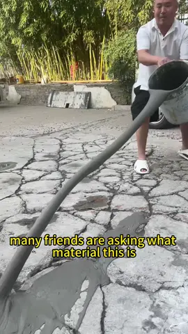 How to repair the cracked and uneven ground, this video has a method.#fixed #groundrepair #quickrepair #floormix #fixtheroads #fyp #foryou #repair #floorpaint #floor #paint 