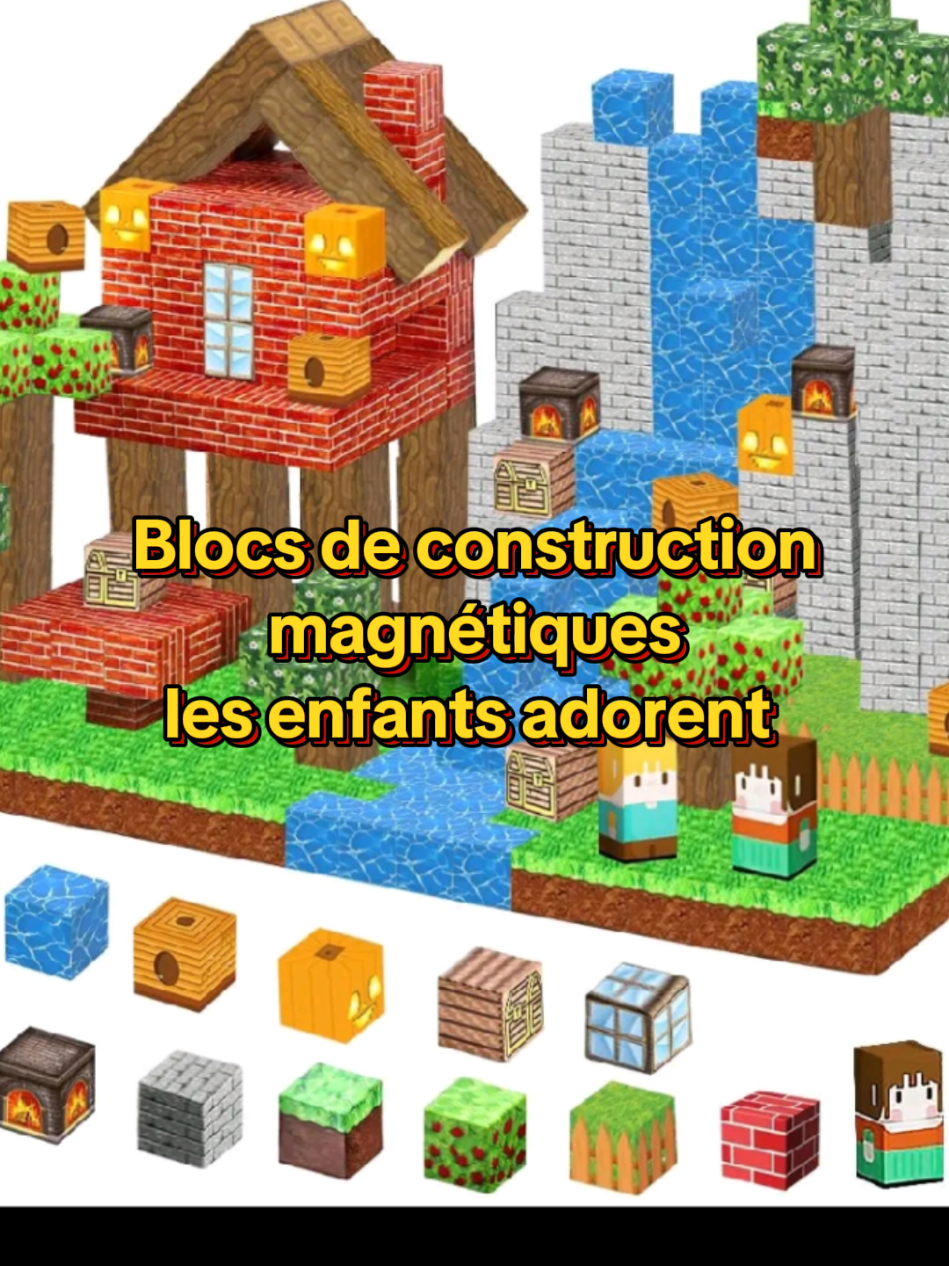 #bloc #construction #jeu #magnetique #enfant 