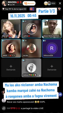 #mayotte976🇾🇹🌴🤣foryoupage #mayotteisland🌴🌞îleauxparfum #live #pyf #congosa 