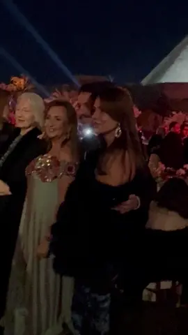 هزار النجمة نجلاء بدر مع النجم الشاب نور خالد النبوي في حفل زفاف ملك بنت المخرج الكبير عمرو عرفة❤️❤️