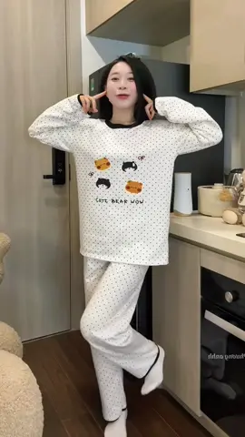 Set bộ nỉ gấu xinh #setboxinh #setbonu #setbomacnha #donguxinh #thoitrangnu 