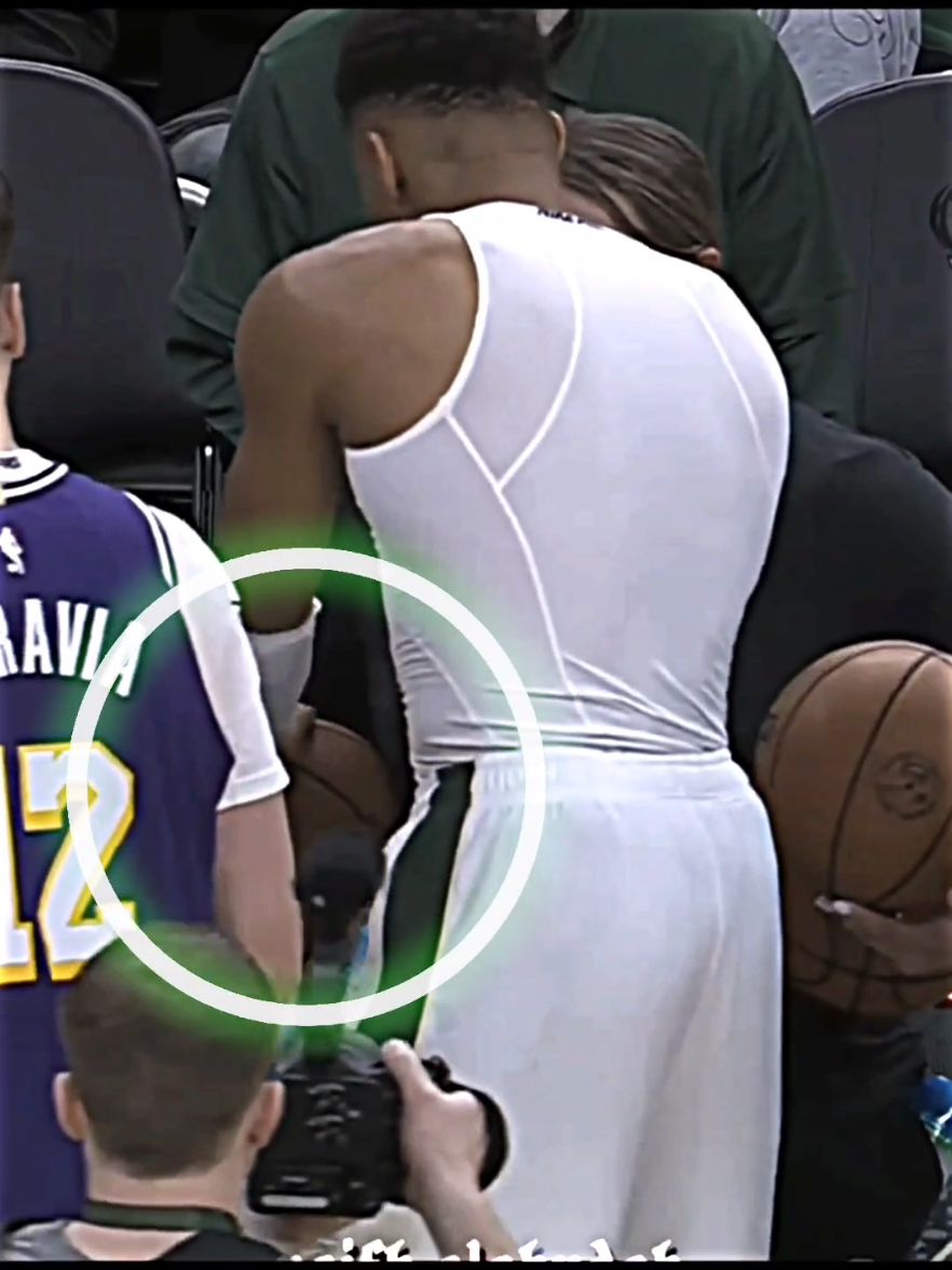 Giannis SHOWING LOVE for his OPPONENT ♥️🔥