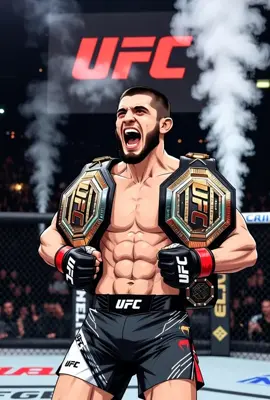 November 15, 2025 – UFC 322, MSG: Islam Makhachev shocks the world, dethroning Jack Della Maddalena via dominant unanimous decision to claim the welterweight crown. The Dagestani legend vacates lightweight gold and rises as the **11th dual-division UFC champion**, draping both belts over his shoulders in victory. 16 straight wins. Unbreakable. #AndStill #livewallpaper  #islammakhachev #newchampion #mma 