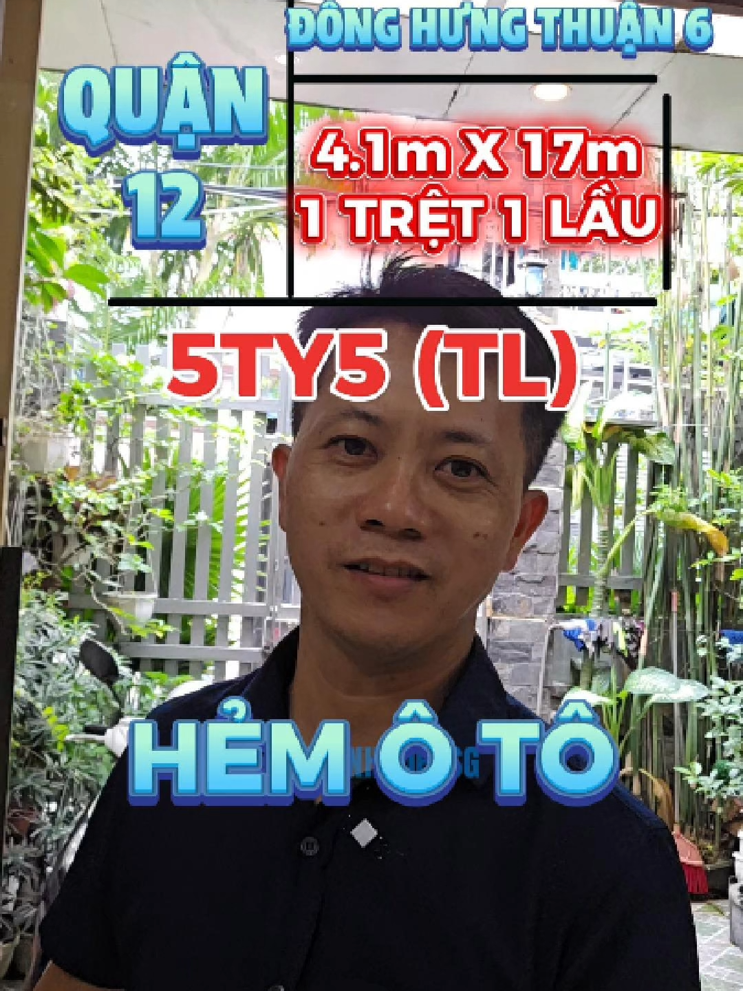 NHÀ ĐẸP ĐÔNG HƯNG THUẬN 6 - QUẬN 12 - HẺM Ô TÔ - NGANG 4.1M - DÀI 17M - 1 TRỆT 1 LẦU #thuannhadepsg #donghungthuan #quan12 #bannha #nhadep