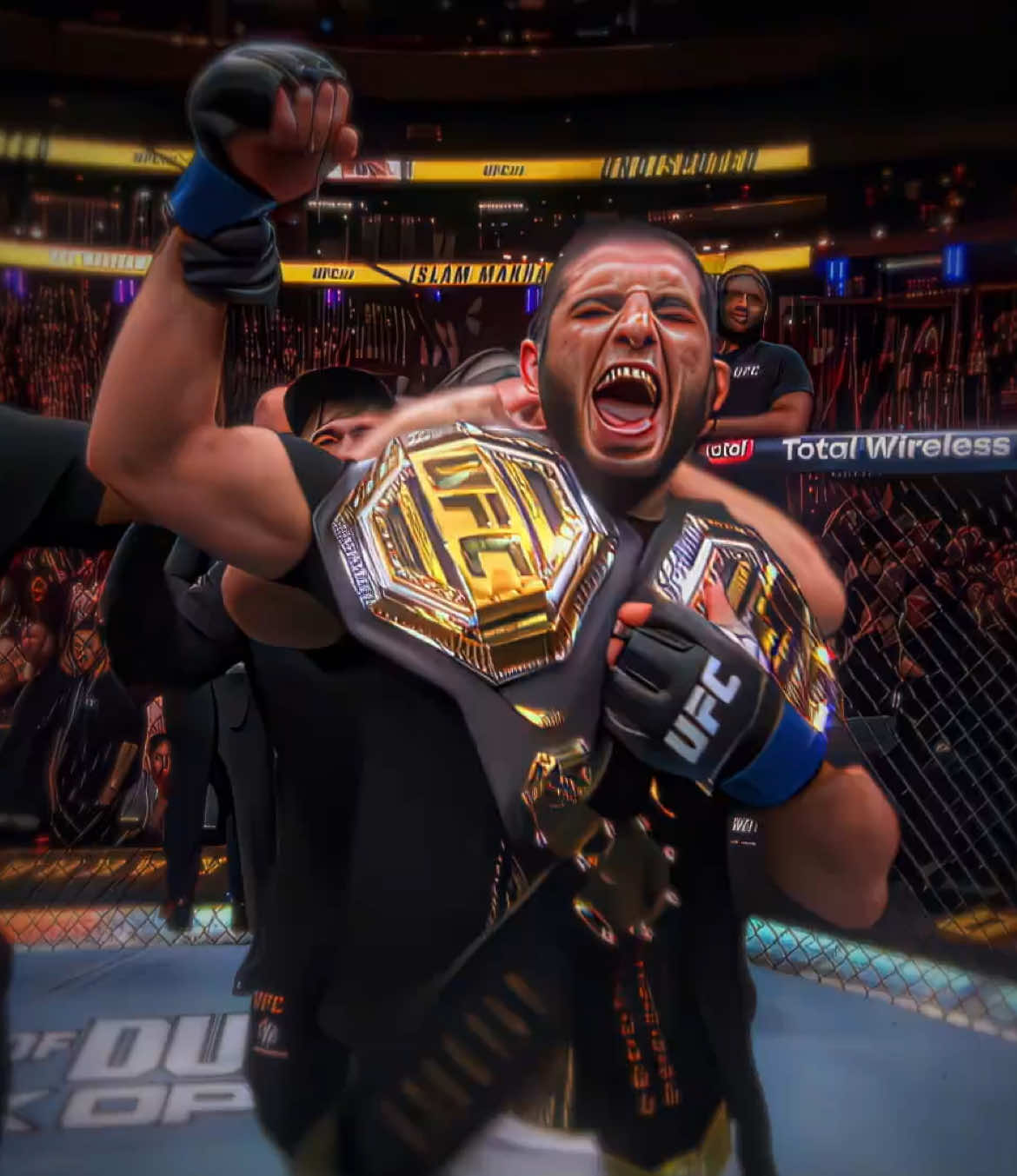 Makhachev vs JDM 🔥 Islam Becomes DOUBLE CHAMPION 🏆🏆 #ufc322 #ufcrussia #islammakhachev #wrestling #jackdellamaddalena 