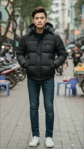 Áo Phao Nam Có Mũ 3 Lớp Dày Dặn, Chần Bông Siêu Ấm Áp Cho Mùa Đông Miền Bắc! #aokhoacphao #aokhoacnam #aokhoacmuadong #aophuong #xuhuongtiktok 