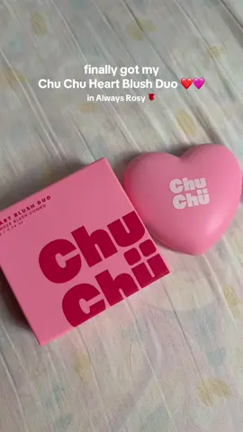 warm + cool in one = a neutral blush 😍 chu chu heart blush duo in always rosy 🩷❤️ @Chu Chu Beauty #chuchubeauty #chuchuheartblushduo #chuchubeautyheartblushduo #heartblushduoalwaysrosy #blush 