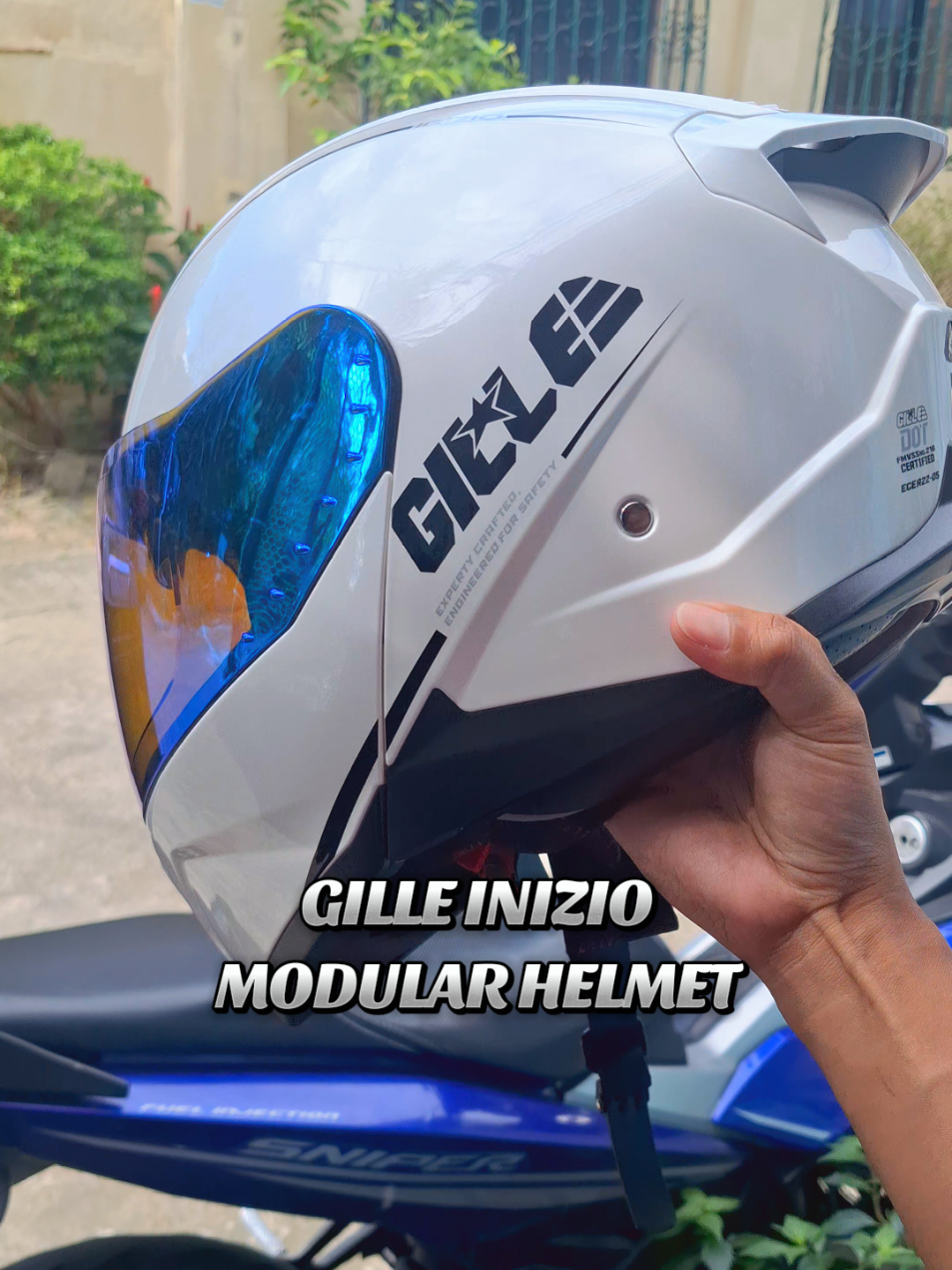 GILLE YM-833 INIZIO Modular Revo Visor Dual Visor helmet #gillehelmetph #inizio #gille #dualvisor #fyppppppppppppppppppppppp 