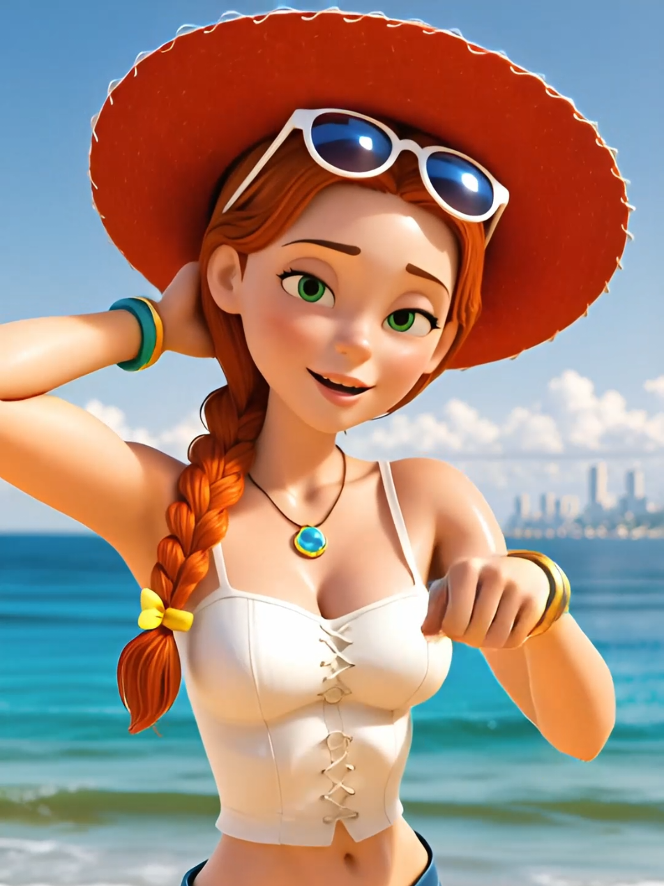 Jessie  #toystory #cartoon #beachvibes #dance #fypシ 